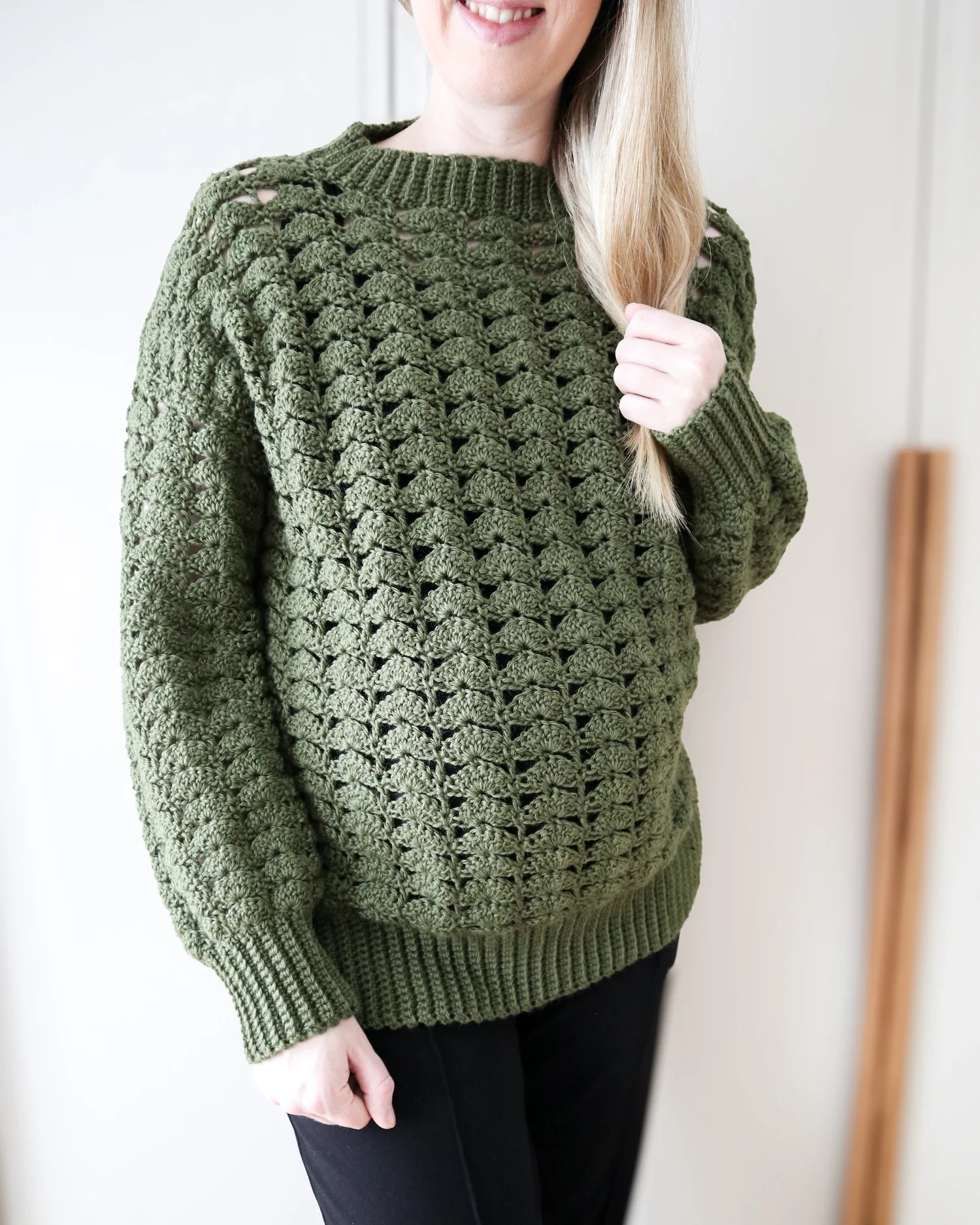 Crochet Easy Lace Sweater for Fall — Coffee & Crocheting